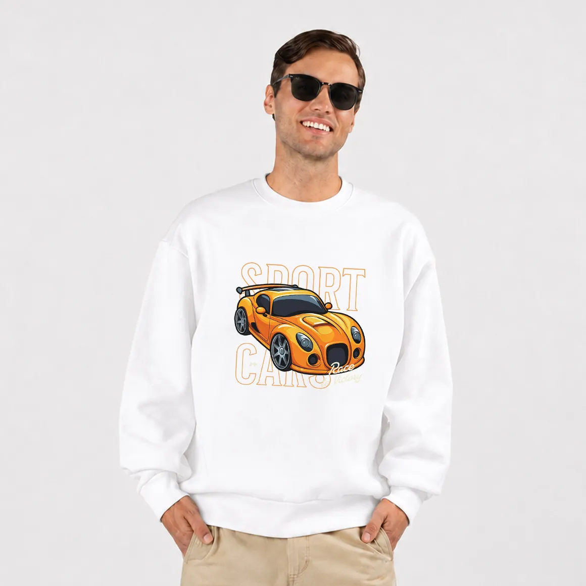 دورس فولکس‌واگن بیتل نارنجی طرح Sport Cars