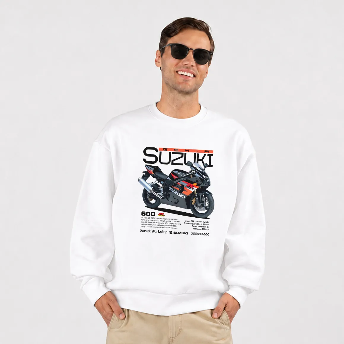 دورس طرح Suzuki GSX-R600 آبی