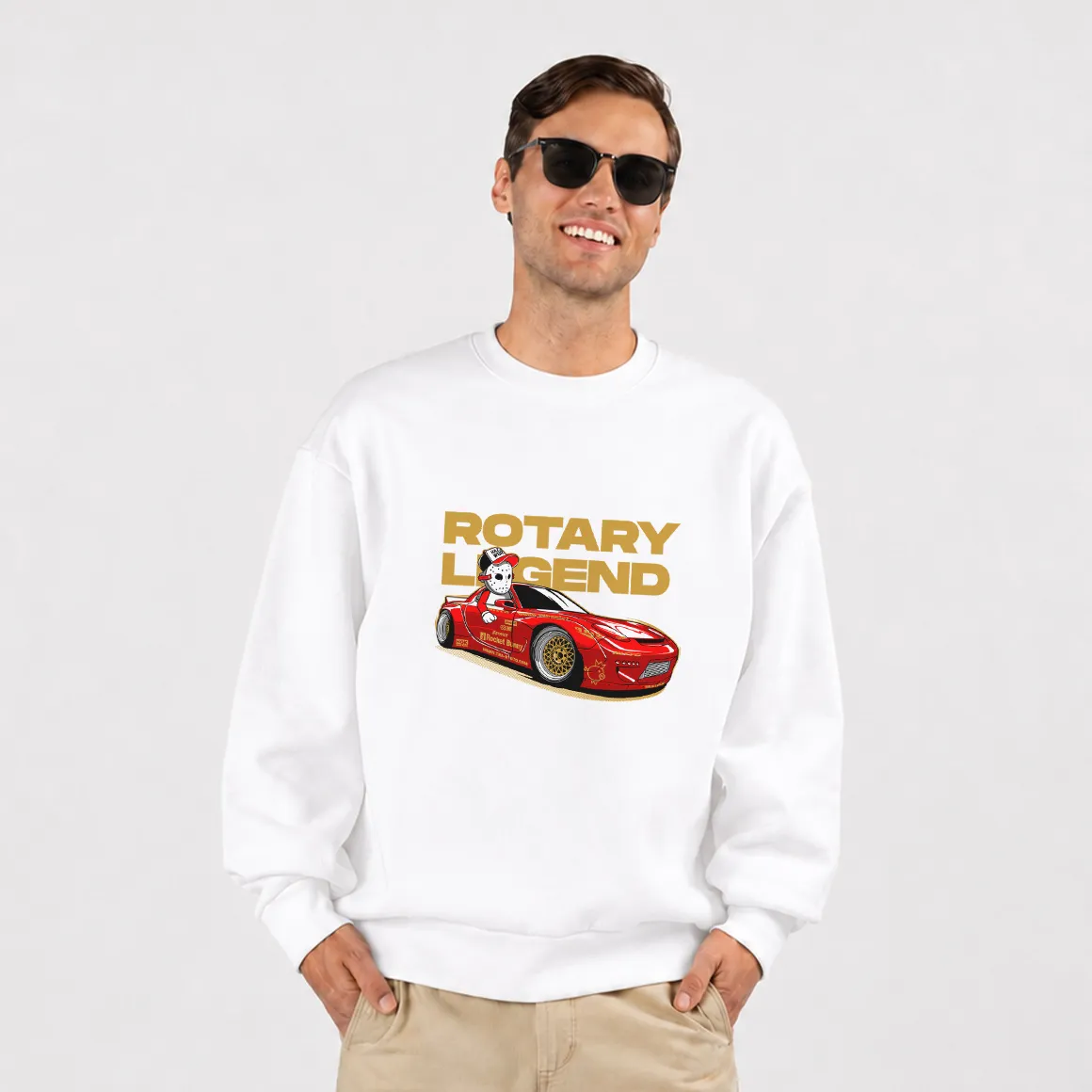 دورس مزدا RX-7 قرمز طرح Rotary Legend