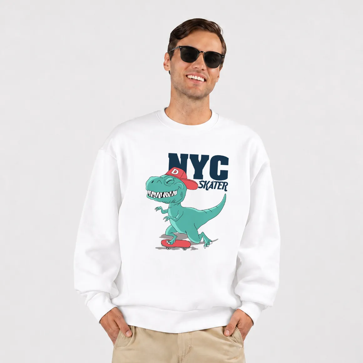 دورس دایناسور اسکیت‌باز طرح NYC Skater