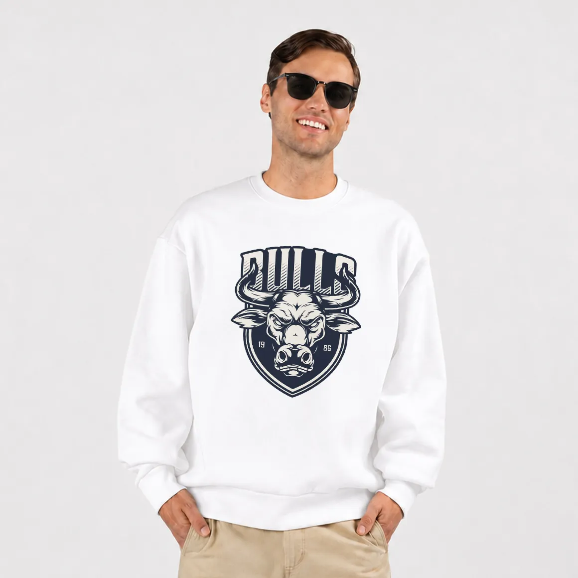 دورس گاو خشمگین طرح لوگوی ورزشی Bulls