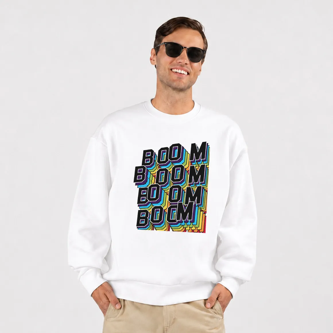 دورس تایپوگرافی رنگی Boom Boom Boom