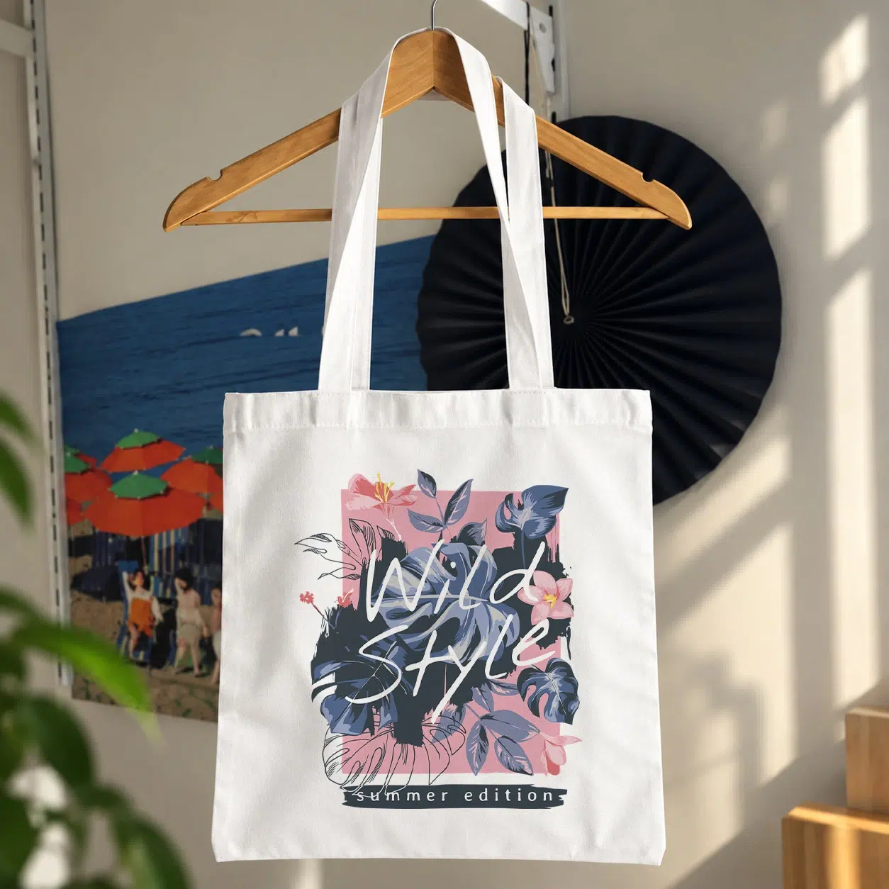 توت بگ تابستانی طرح Wild Style گل‌دار