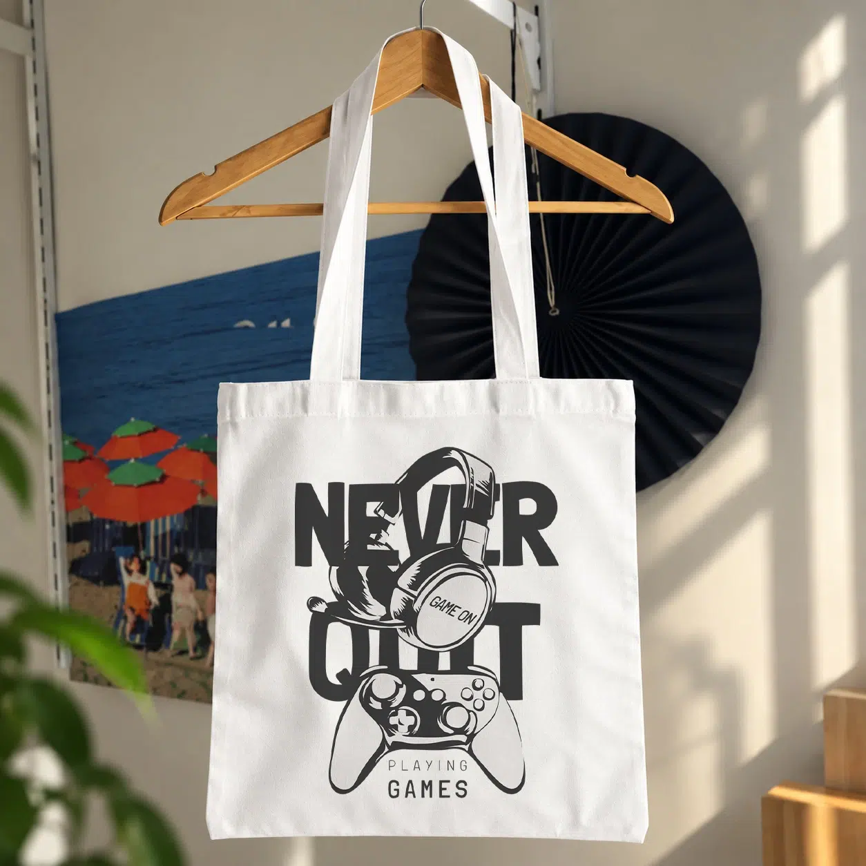 توت بگ گیمینگ طرح Never Quit Playing Games
