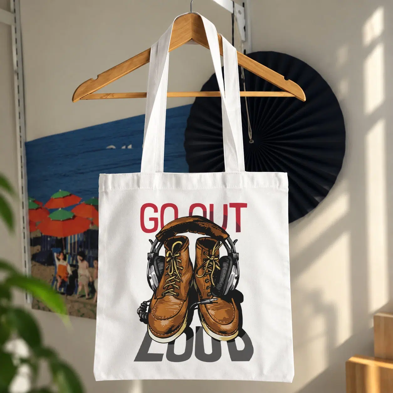 توت بگ کفش کوهنوردی طرح Go Out Loud