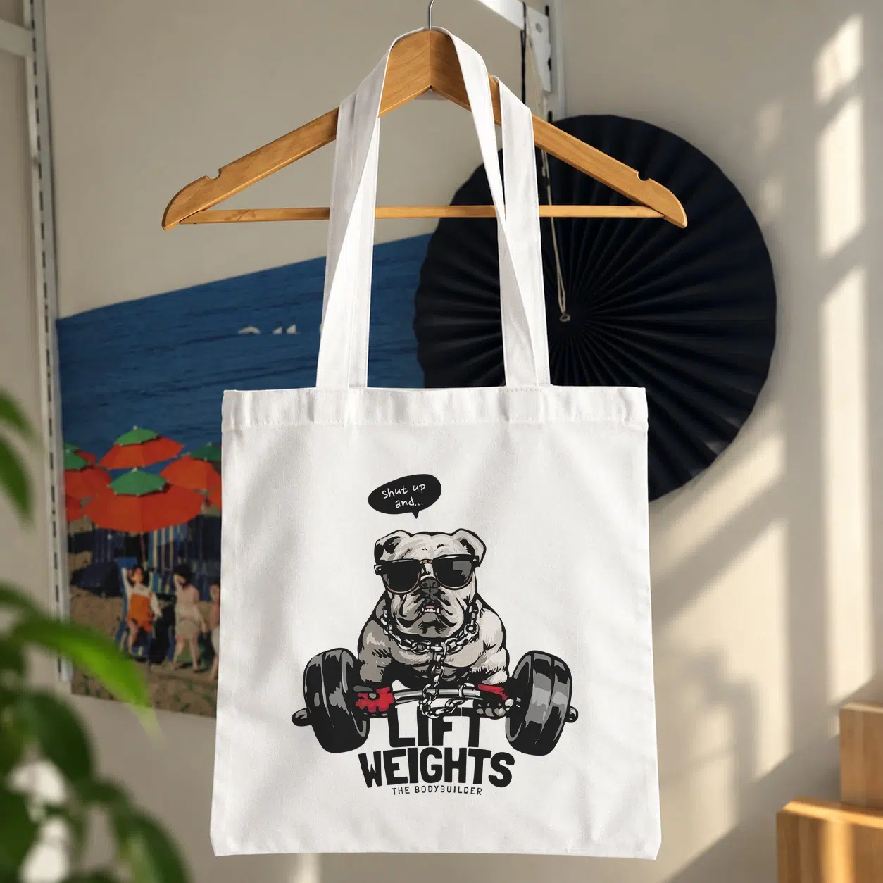 توت بگ سگ بدنساز طرح Lift Weights