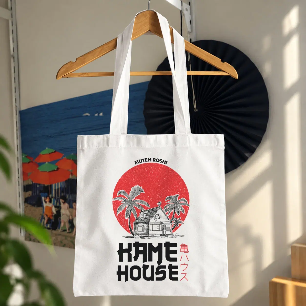 توت بگ انیمه دراگون بال طرح خانه کیم (Kame House)