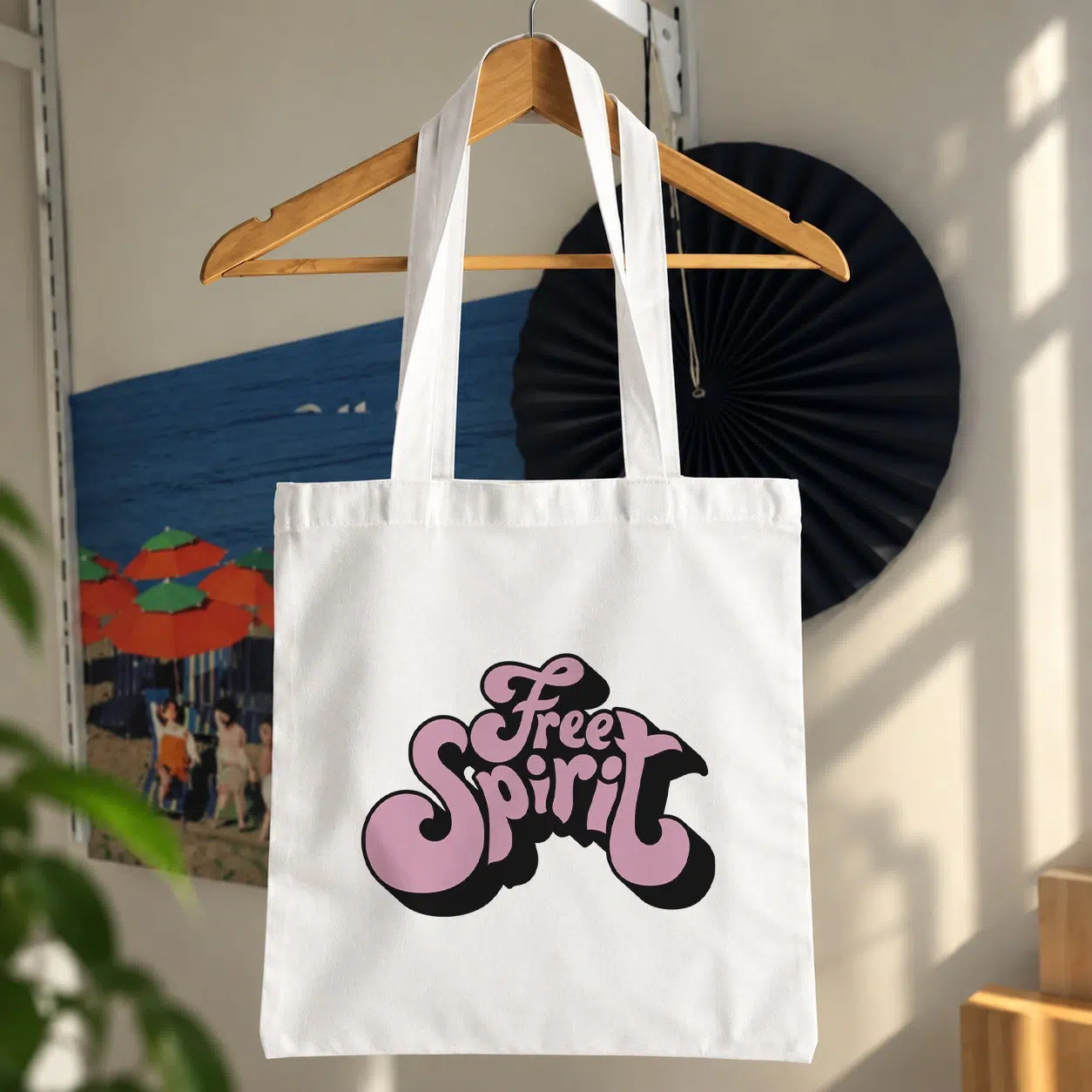 توت بگ تایپوگرافی رترو طرح Free Spirit