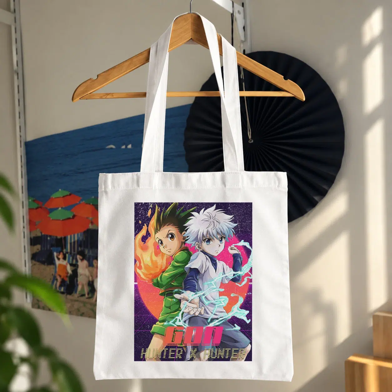 توت بگ انیمه هانتر ایکس هانتر طرح گان و کیلوا (Gon & Killua)