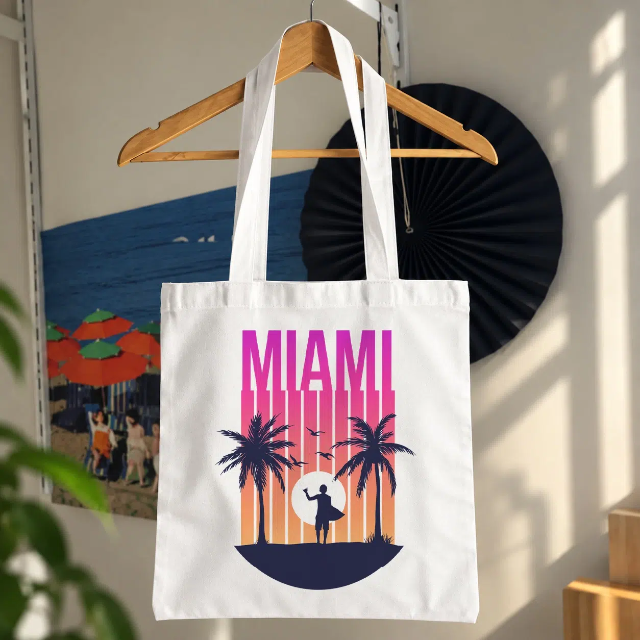 توت بگ ساحلی میامی طرح Miami Sunset