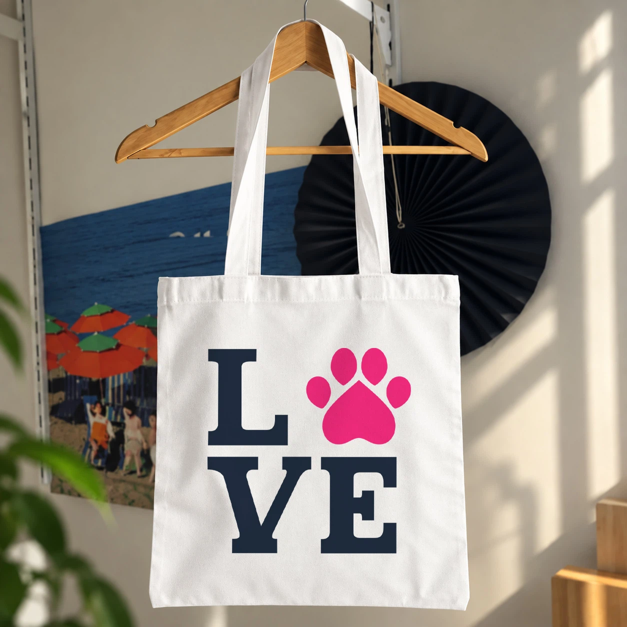 توت بگ عشق حیوانات طرح LOVE Paw