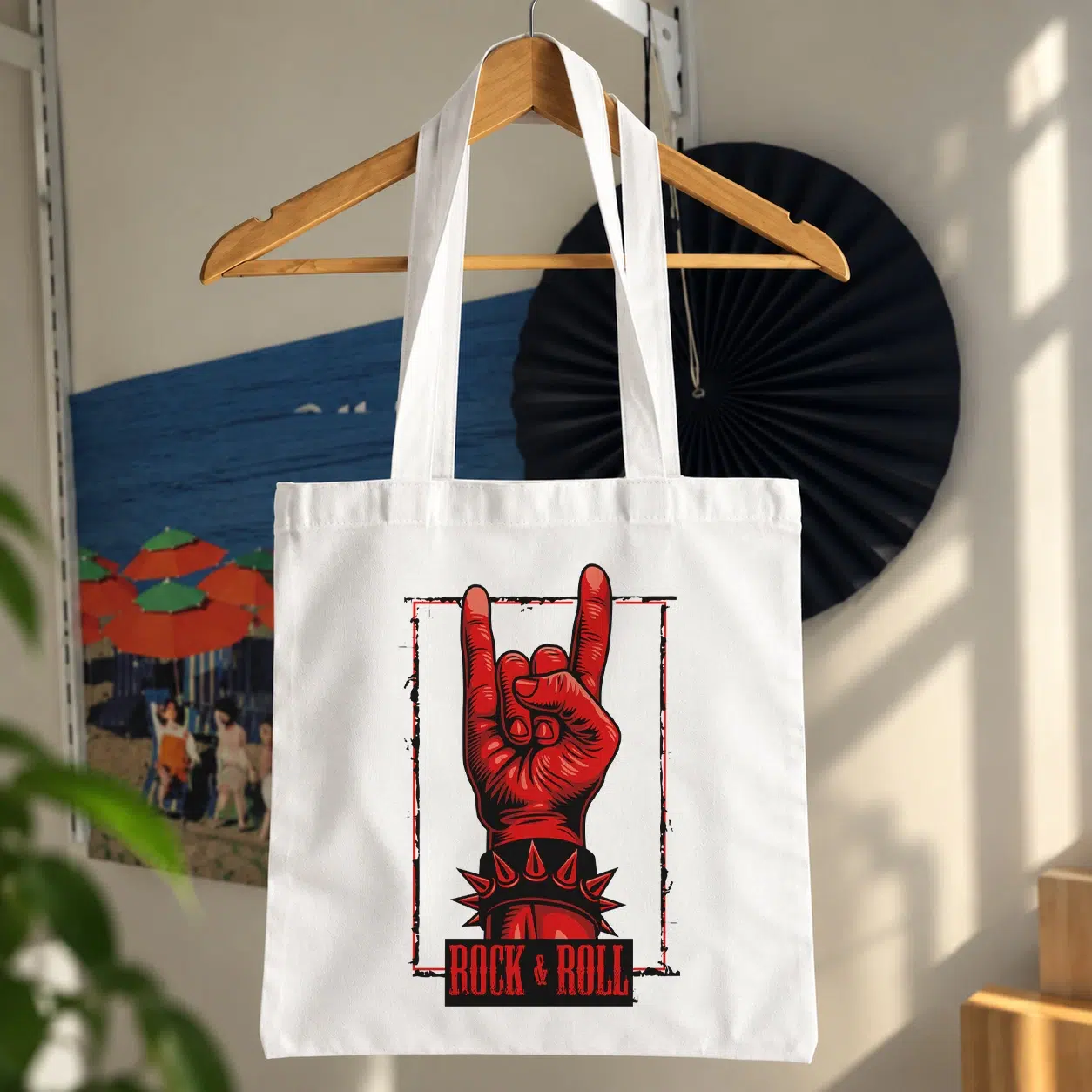 توت بگ موسیقی راک طرح دست شاخ (Rock & Roll)