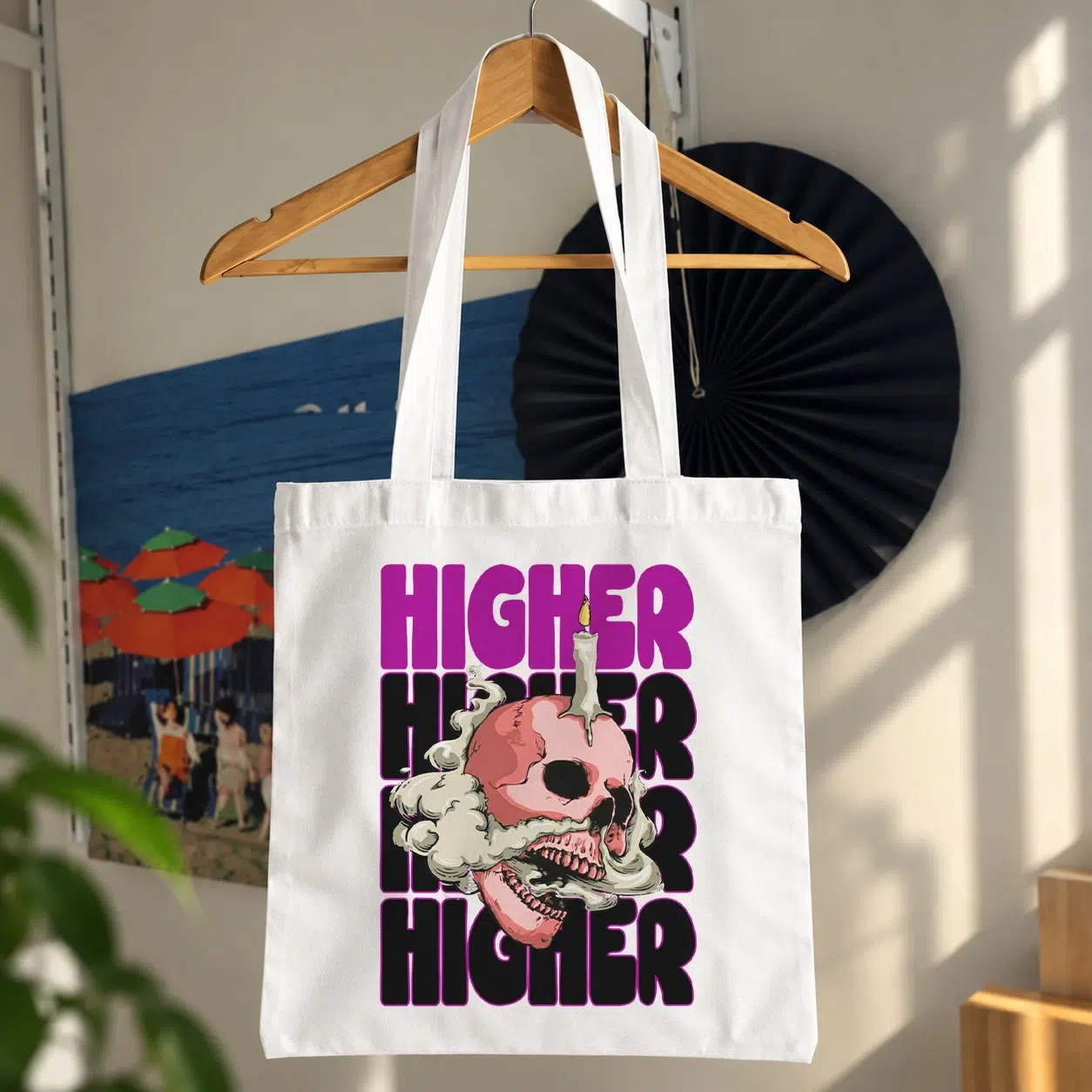 توت بگ جمجمه طرح Higher با سبک استریت‌ویر