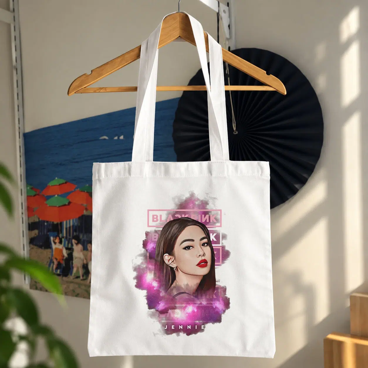 توت بگ بلک پینک طرح پرتره جنی (Jennie)