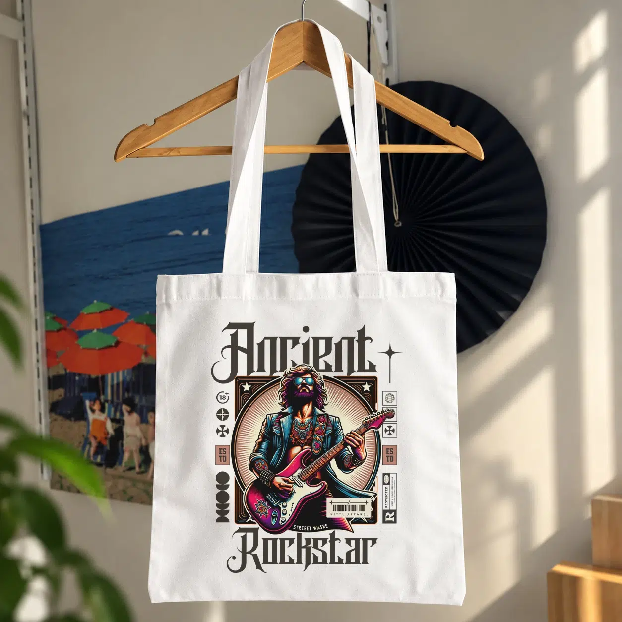 توت بگ طرح خواننده گیتاریست باستانی Ancient Rockstar