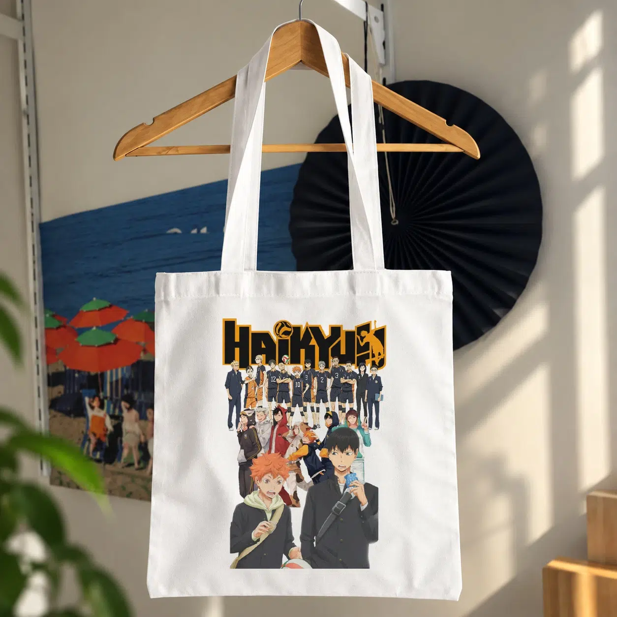 توت بگ انیمه هایکیو طرح گروهی تیم والیبال (Haikyuu)