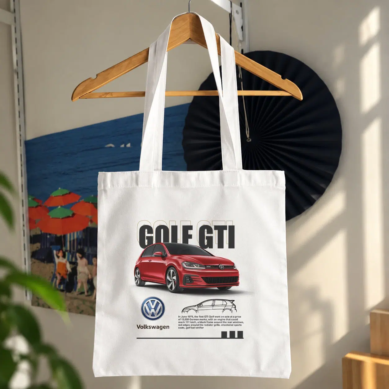 توت بگ فولکس‌واگن طرح گلف GTI قرمز