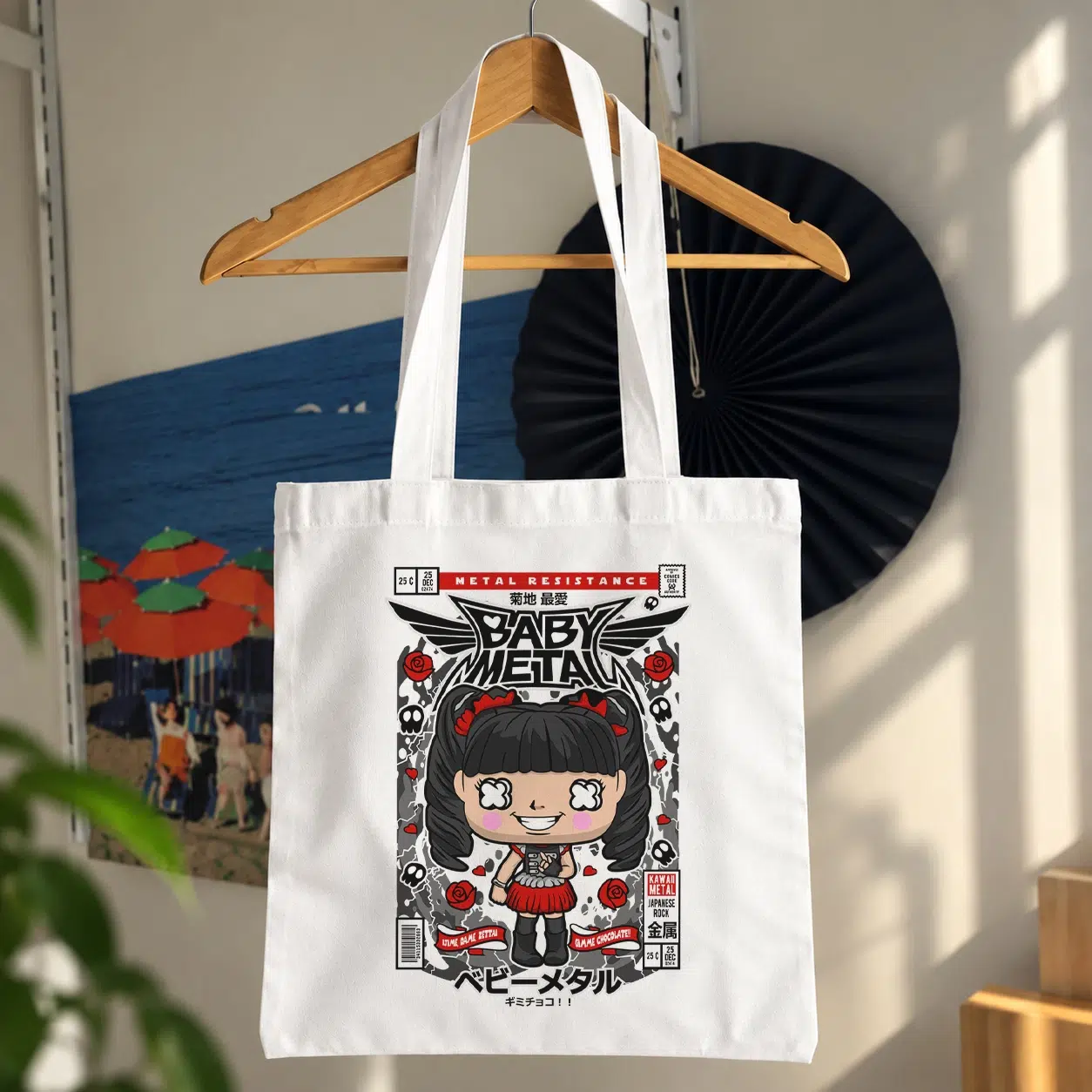 توت بگ گروه بیبی متال طرح کارتونی ژاپنی (Babymetal)