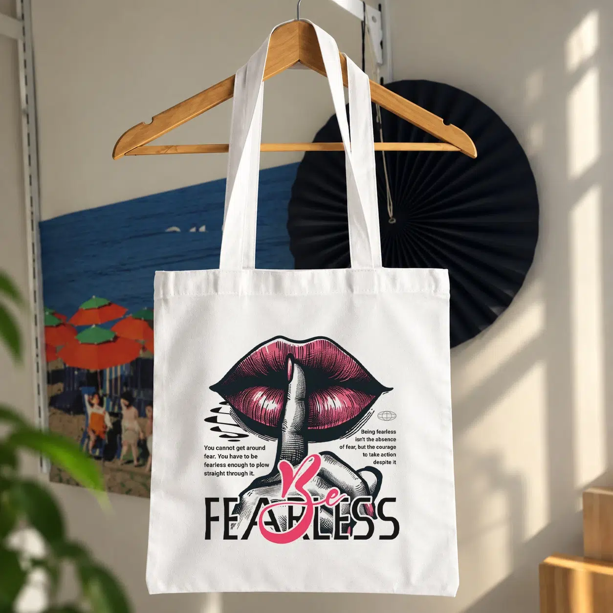توت بگ لب طرح Fearless وینتیج کد 13214
