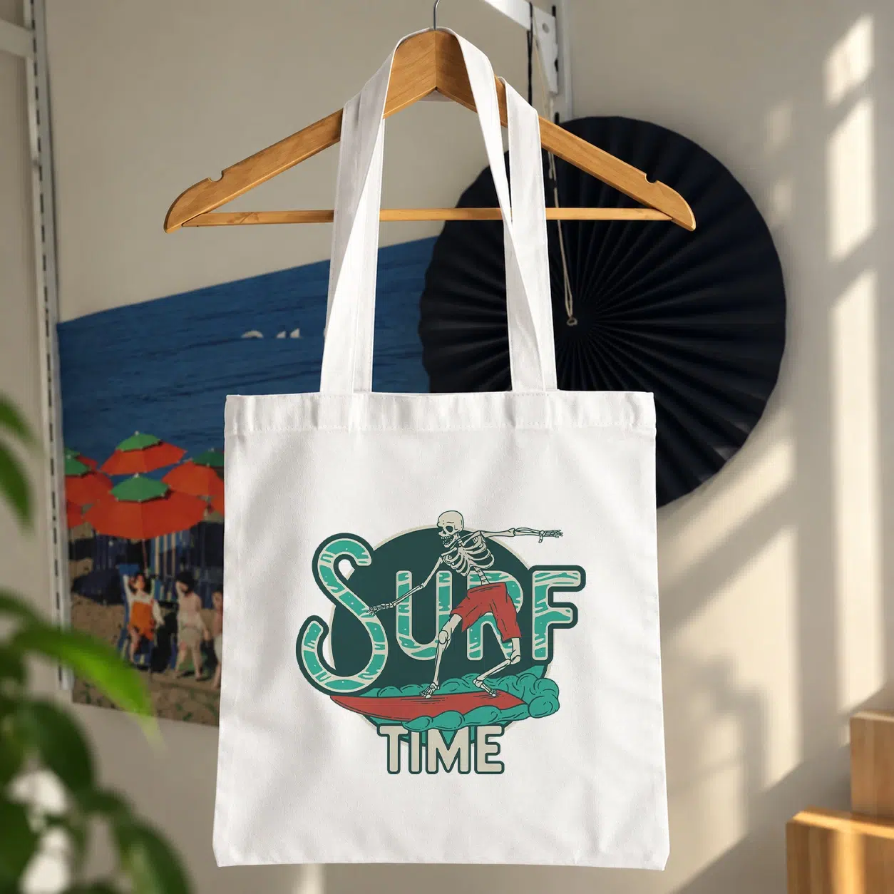 توت بگ تابستانی طرح موج‌سواری (Surf Time)