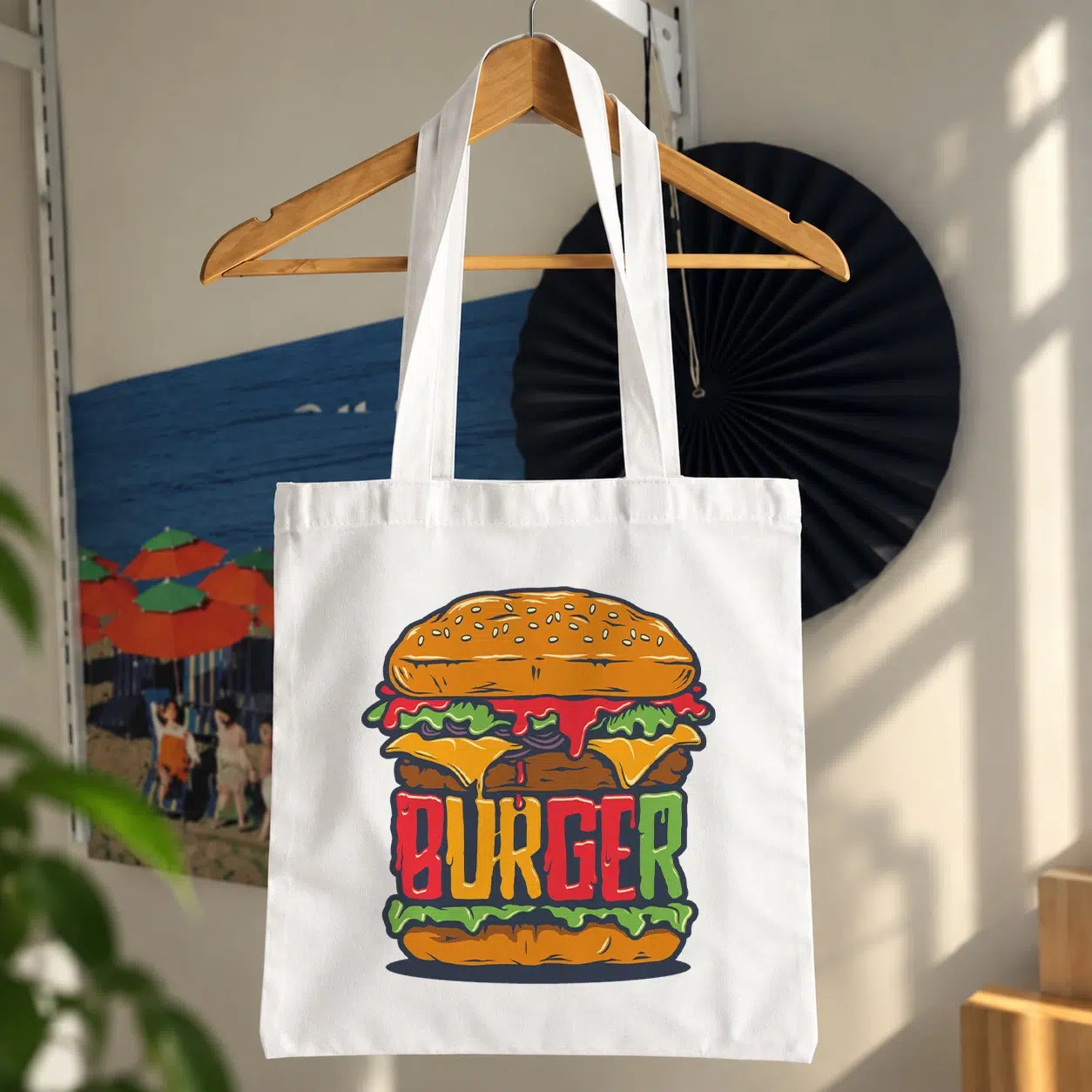 توت بگ طرح همبرگر کارتونی (Burger)