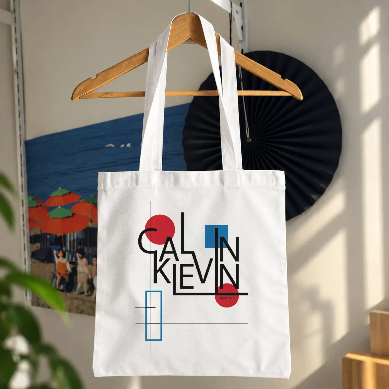 توت بگ طرح هندسی انتزاعی Calvin Klevin