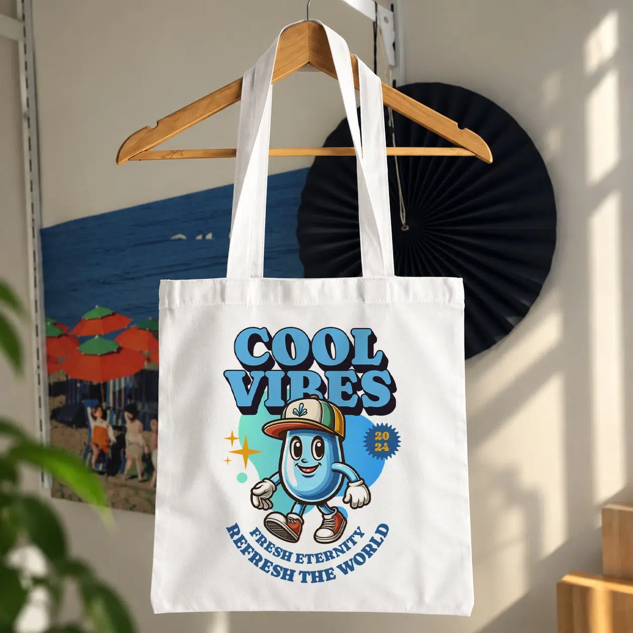 توت بگ طرح ماسکوت لیوان Cool Vibes