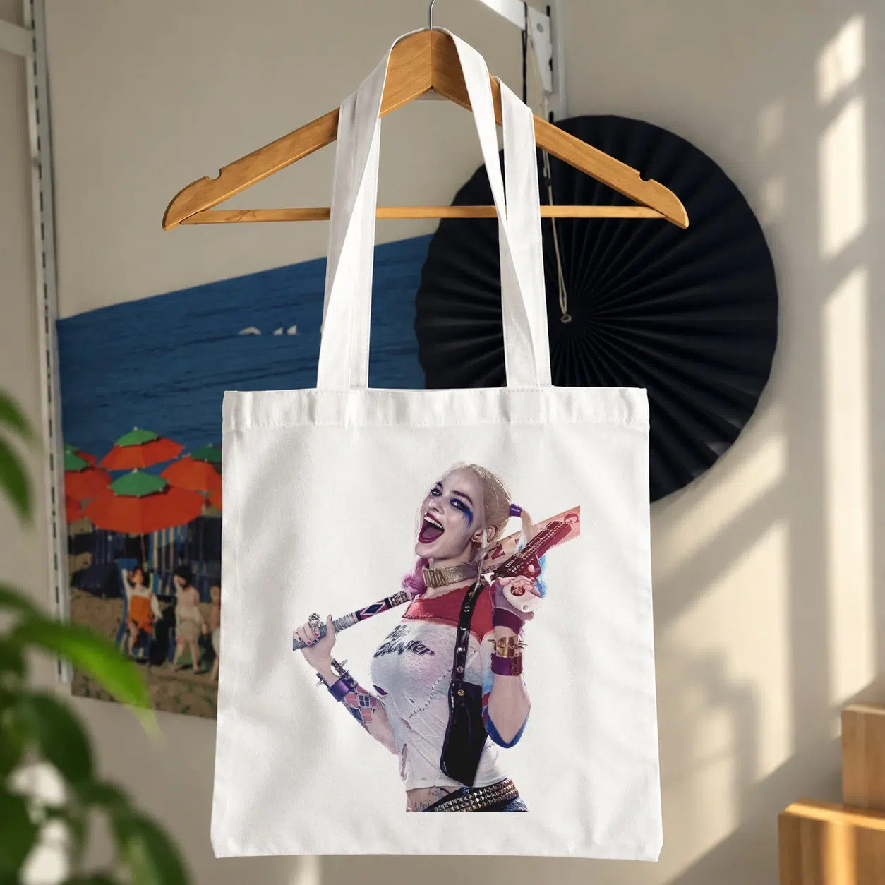 توت بگ دی‌سی طرح هارلی کویین با چوب بیسبال (Harley Quinn)