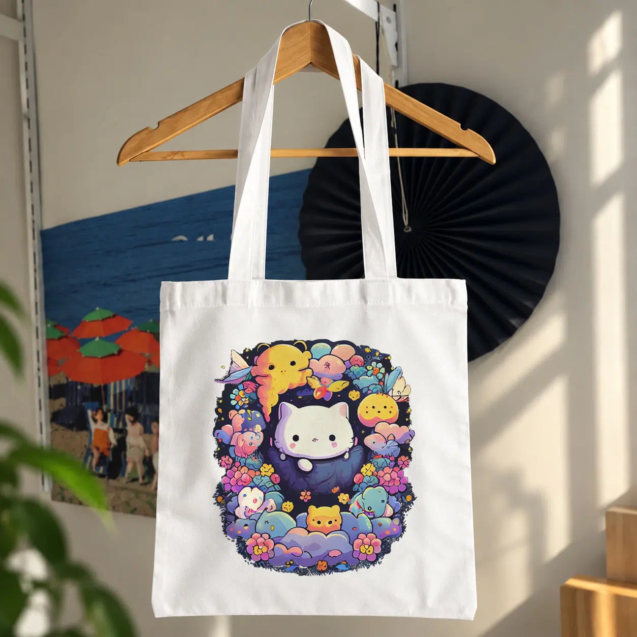 توت بگ طرح گربه بامزه Kawaii