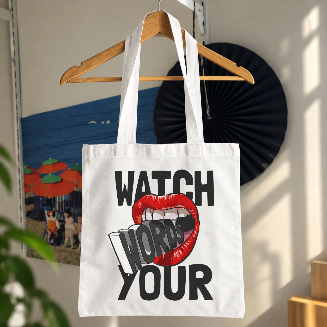 توت بگ طرح لب و Watch Your Words