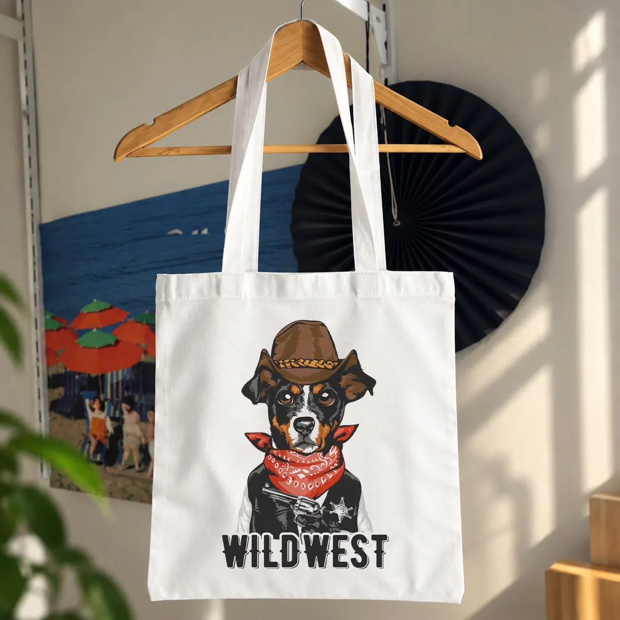 توت بگ سگ طرح کابوی Wild West