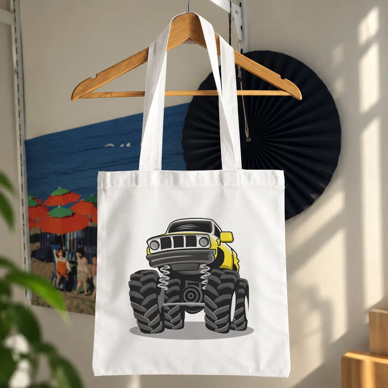 توت بگ جیپ طرح چرخ بزرگ (Monster Truck)