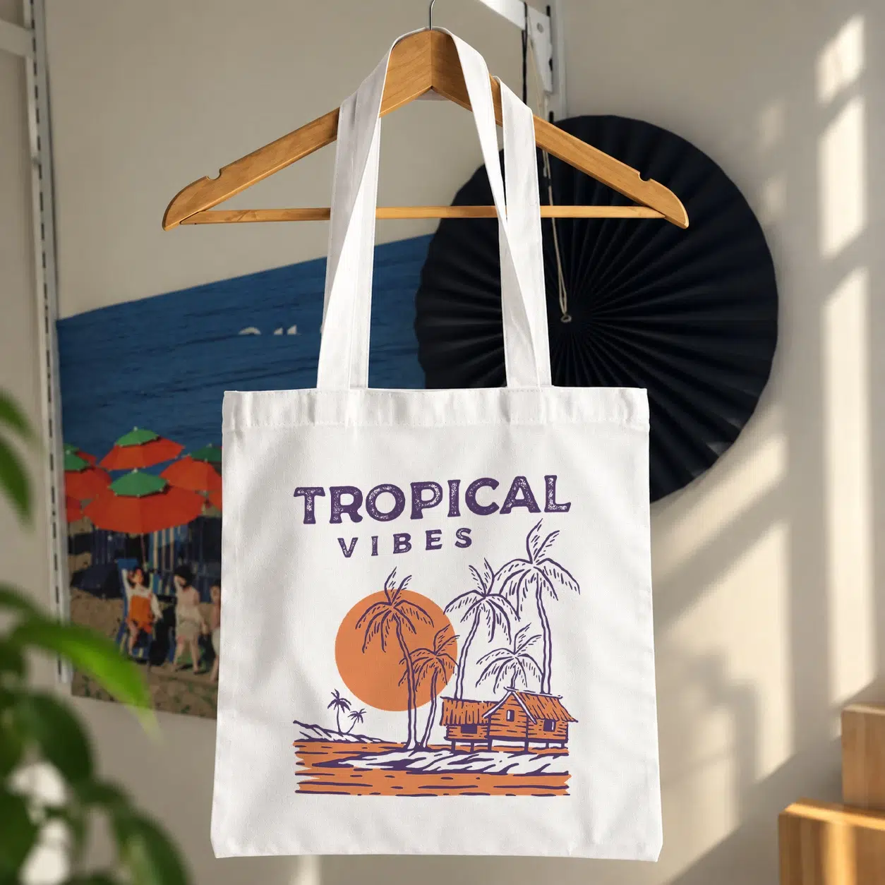 توت بگ ساحل طرح Tropical Vibes