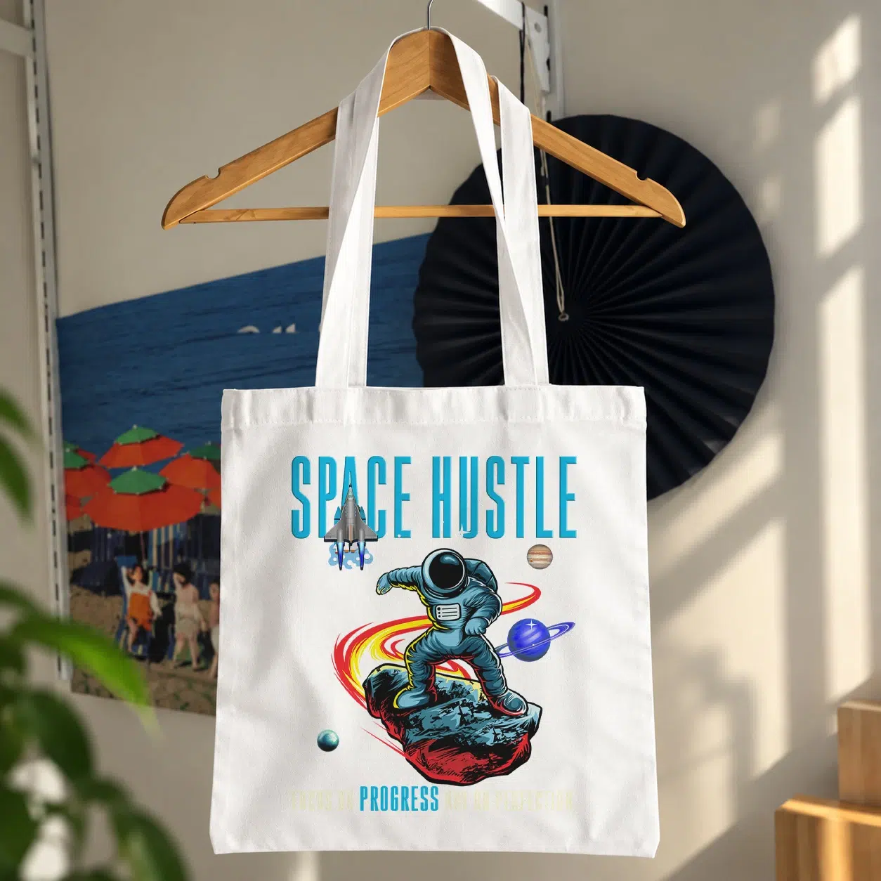 توت بگ فضانورد روی شهاب‌سنگ طرح Space Hustle