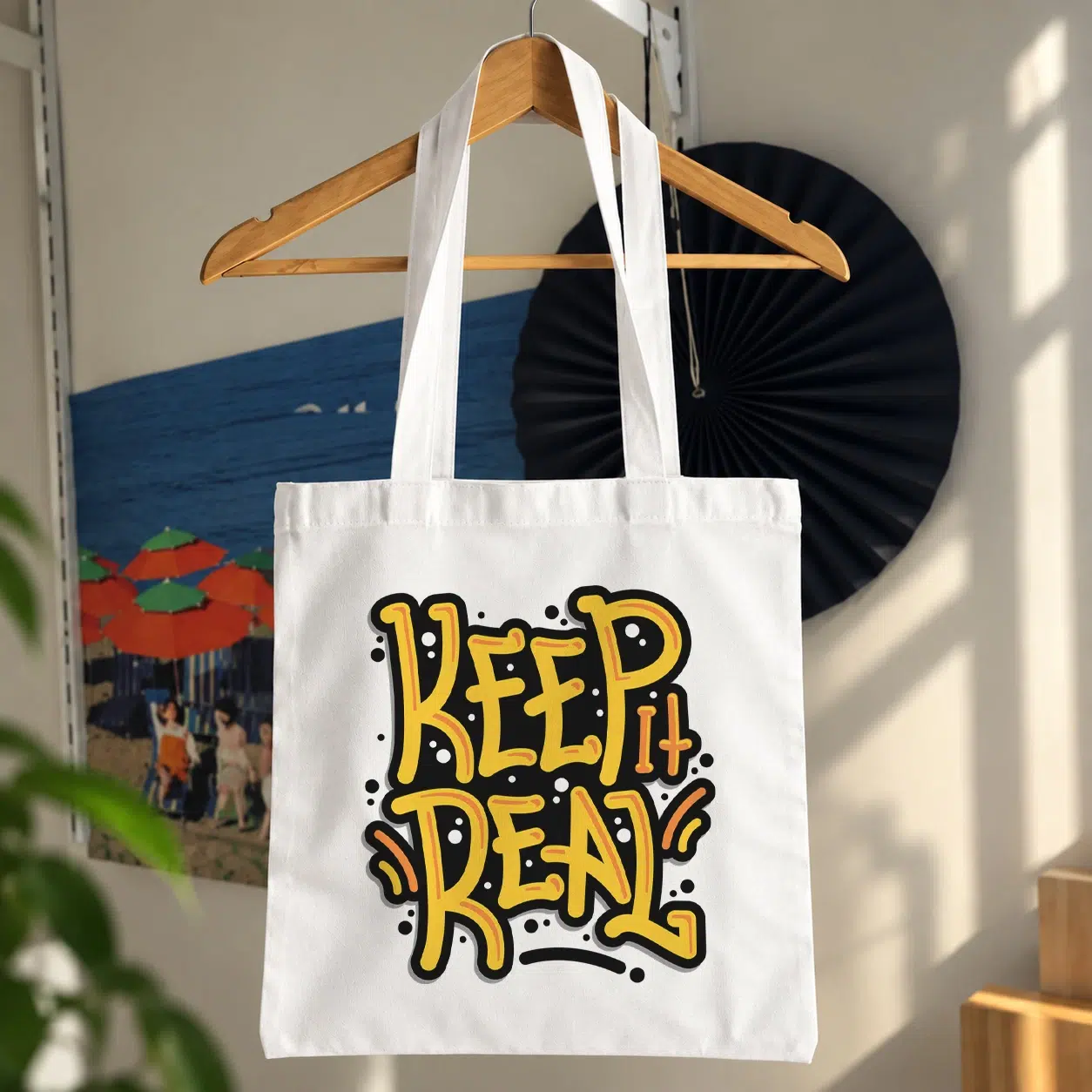 توت بگ گرافیتی طرح نوشته Keep It Real