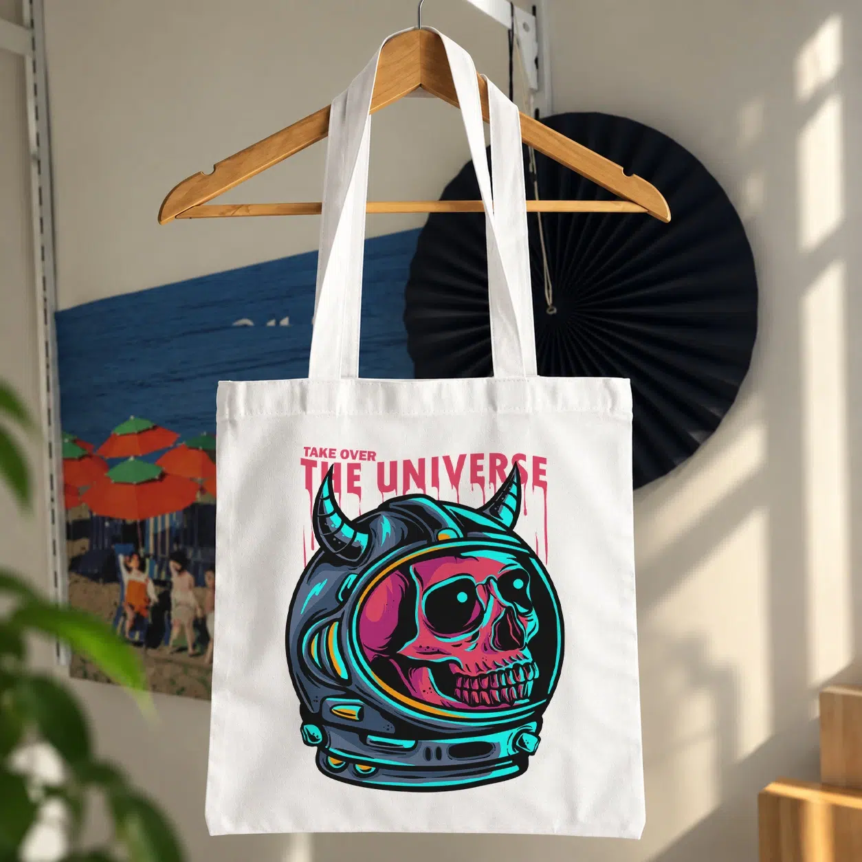 توت بگ جمجمه طرح فضانورد Take Over the Universe