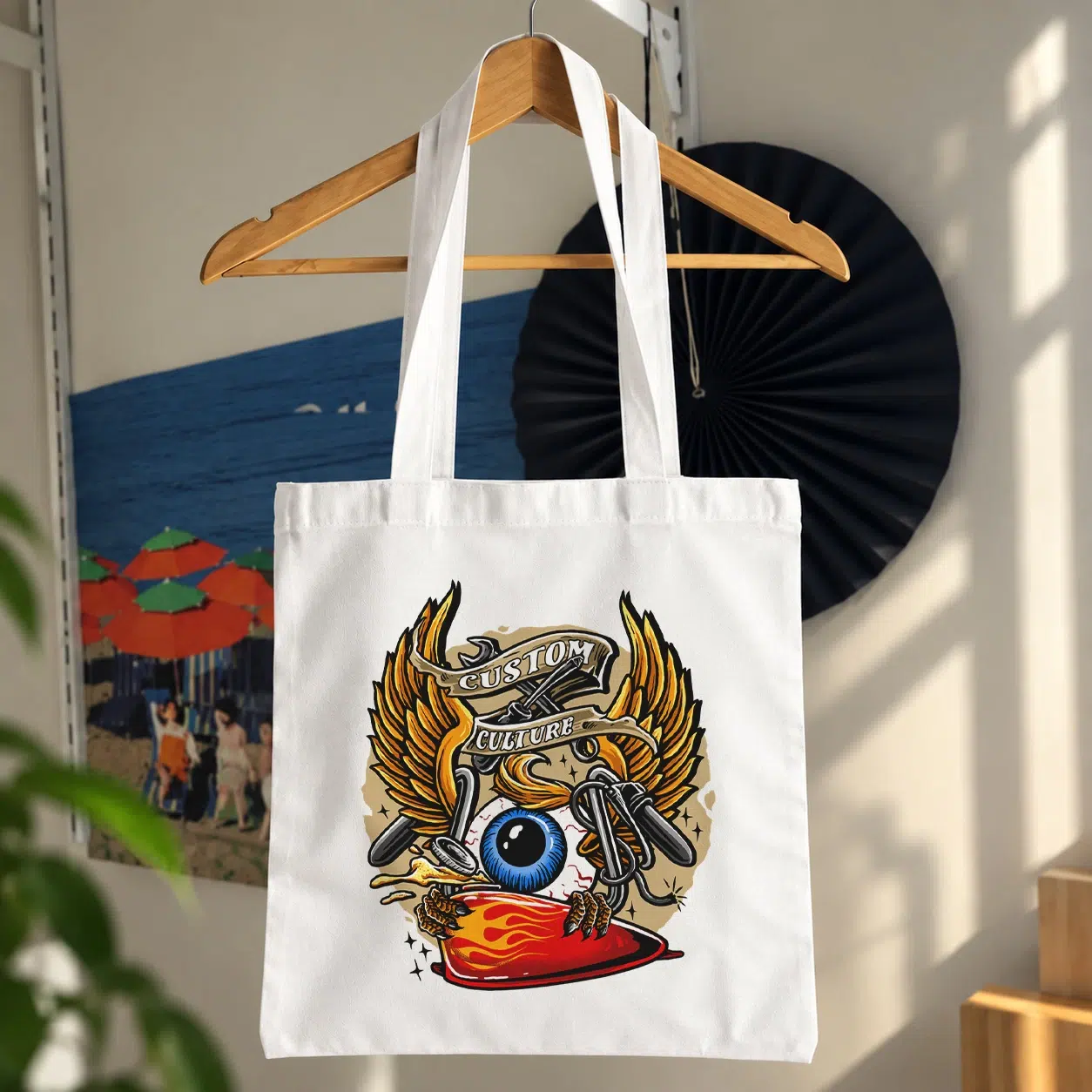 توت بگ طرح عقاب و چشم Custom Culture