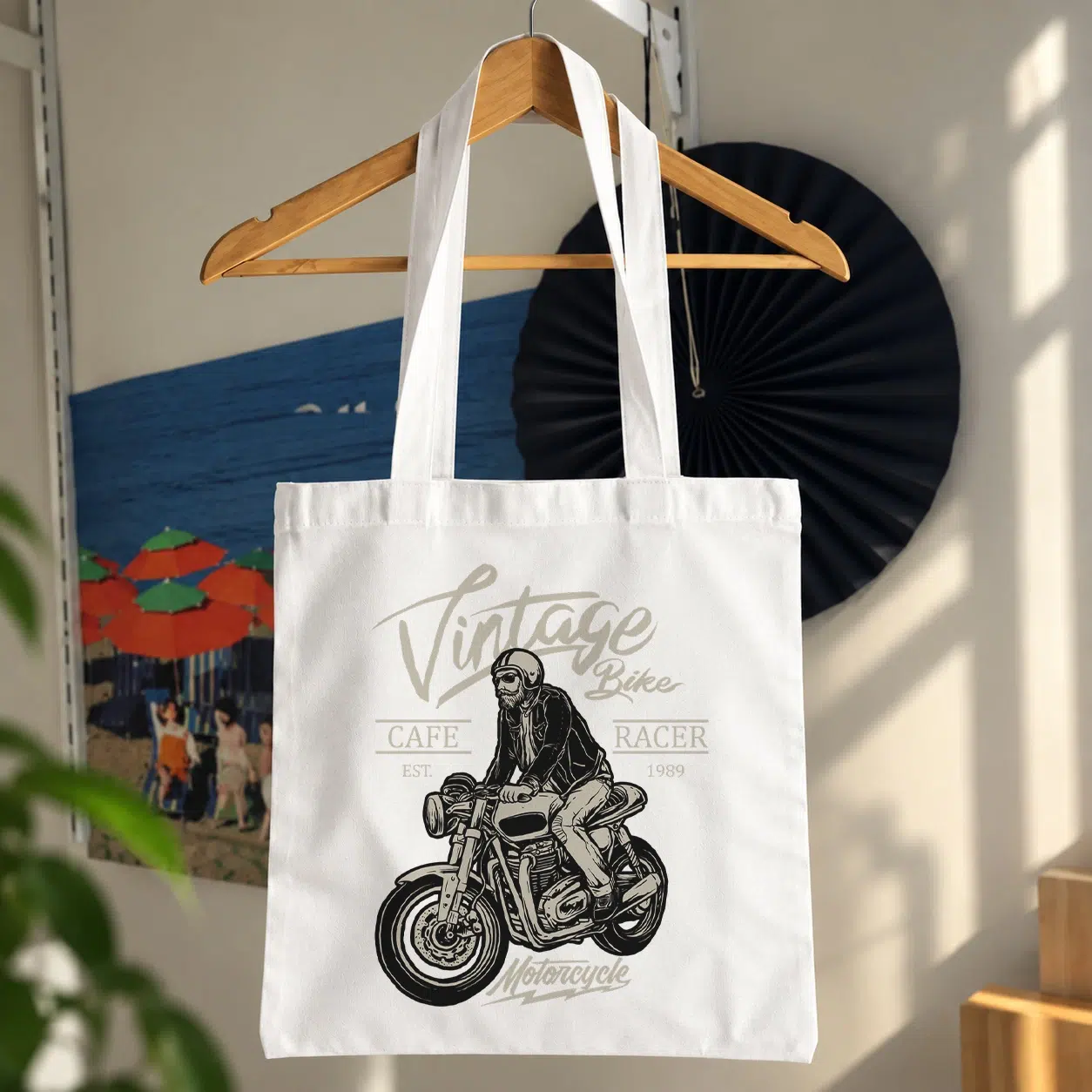 توت بگ موتورسیکلت طرح Vintage Bike Cafe Racer