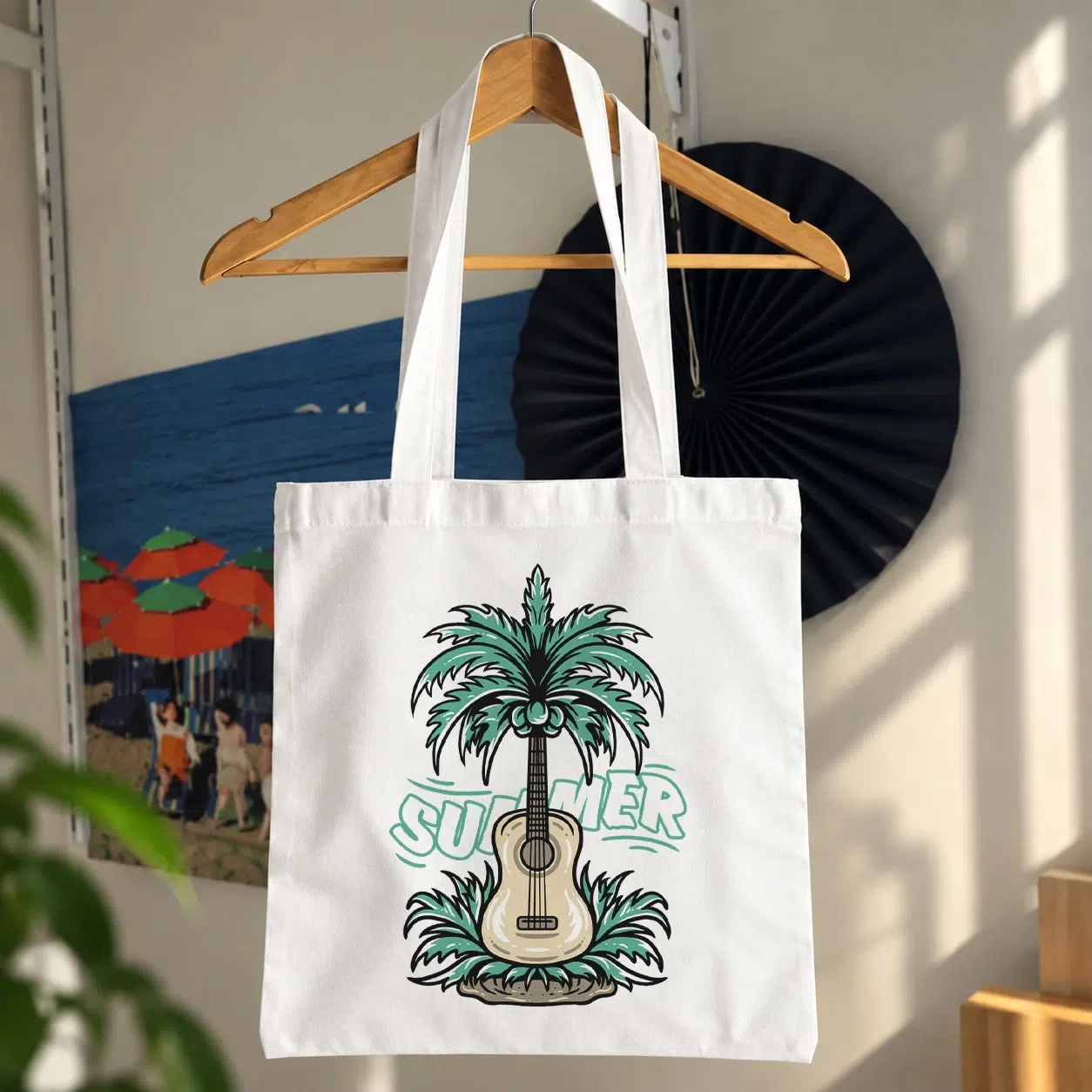 توت بگ گیتار طرح ساحلی تابستانی (Summer)