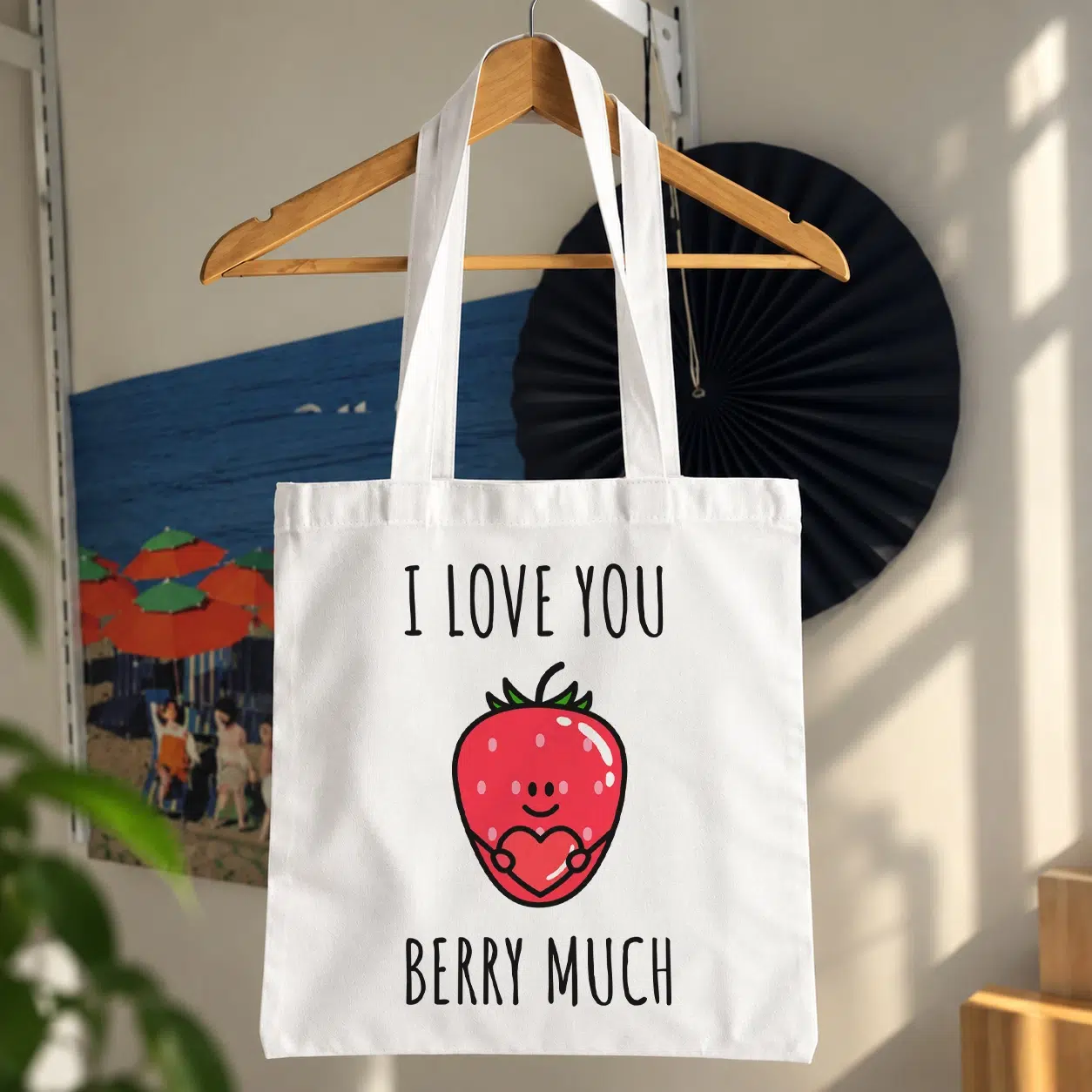 توت بگ طرح توت‌فرنگی I Love You Berry Much