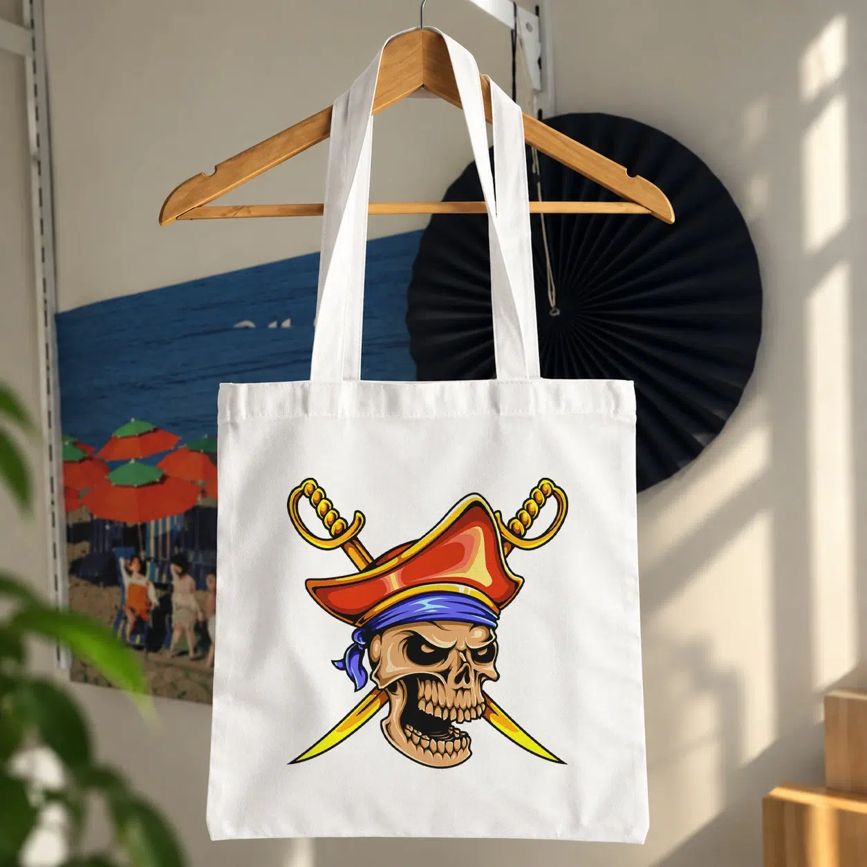 توت بگ جمجمه طرح دزد دریایی Pirate
