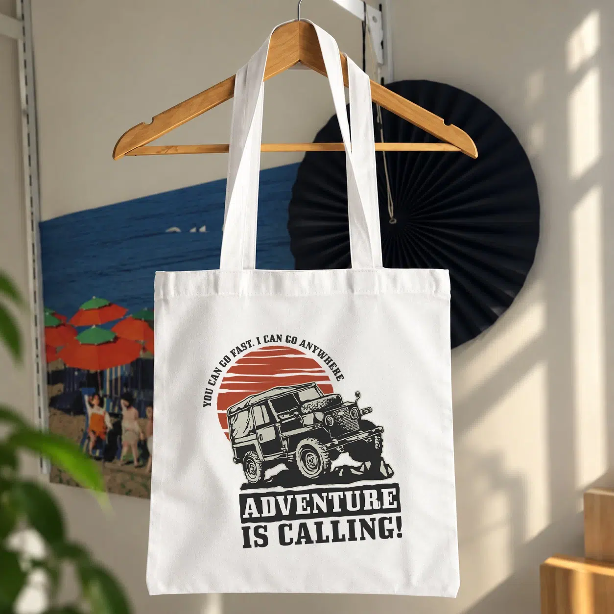 توت بگ جیپ طرح Adventure Is Calling