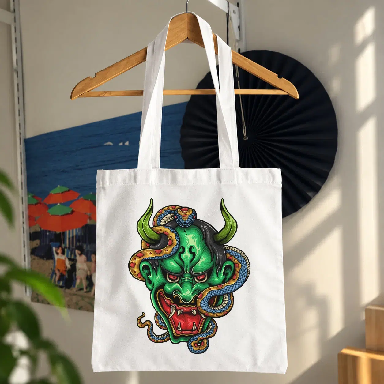 توت بگ طرح ماسک اهریمنی مار (Oni Mask)