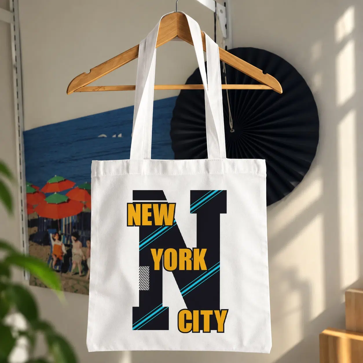 توت بگ طرح تایپوگرافی New York City حرف N