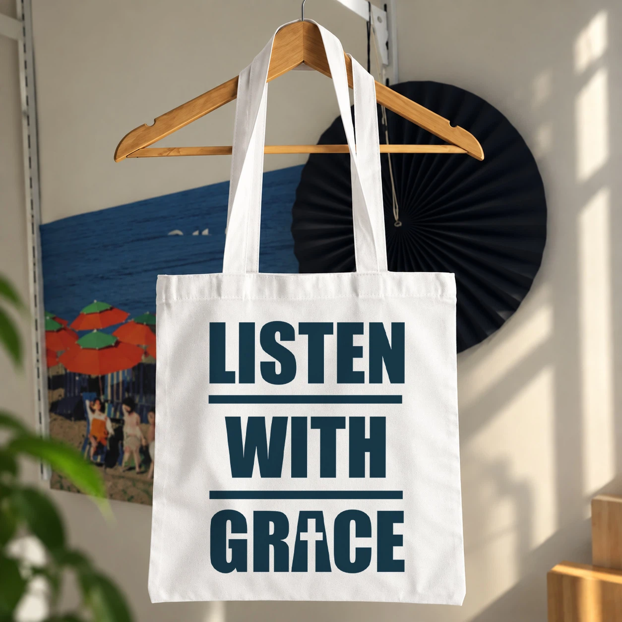 توت بگ تایپوگرافی Listen With Grace