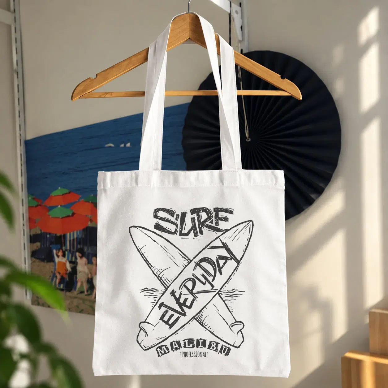 توت بگ طرح تخته موج‌سواری Surf Everyday