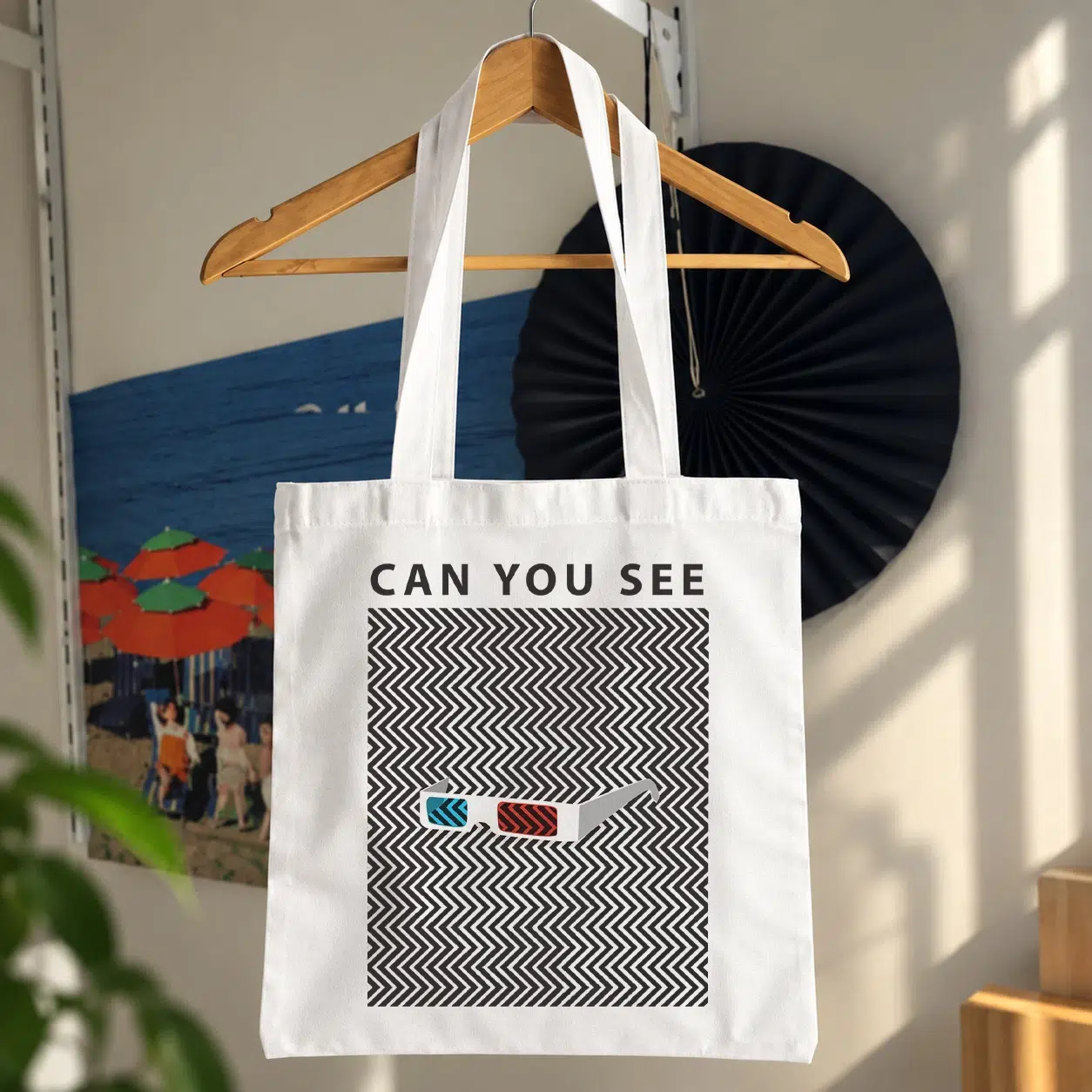 توت بگ عینک سه‌بعدی طرح Can You See