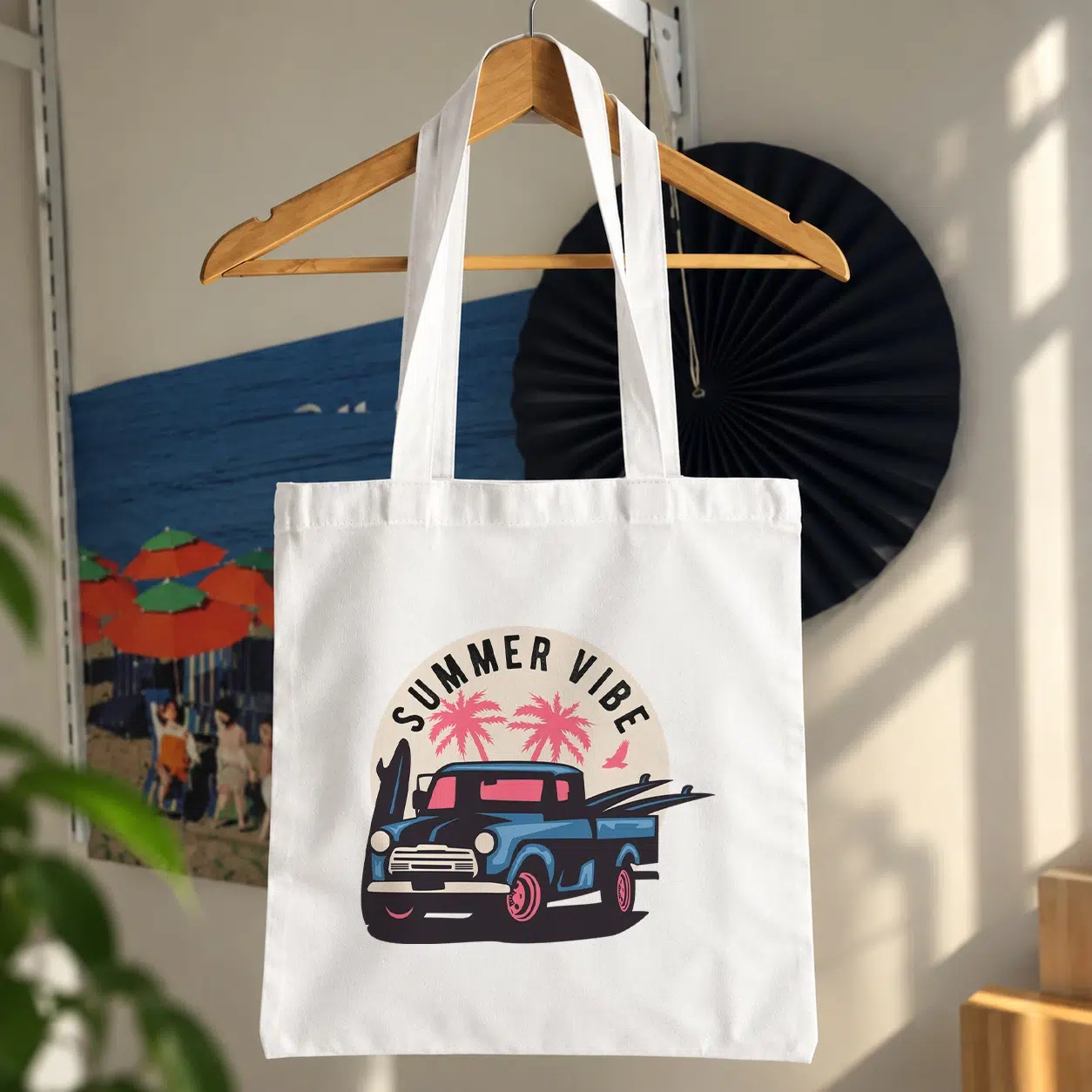توت بگ خودرو طرح Summer Vibe وانت