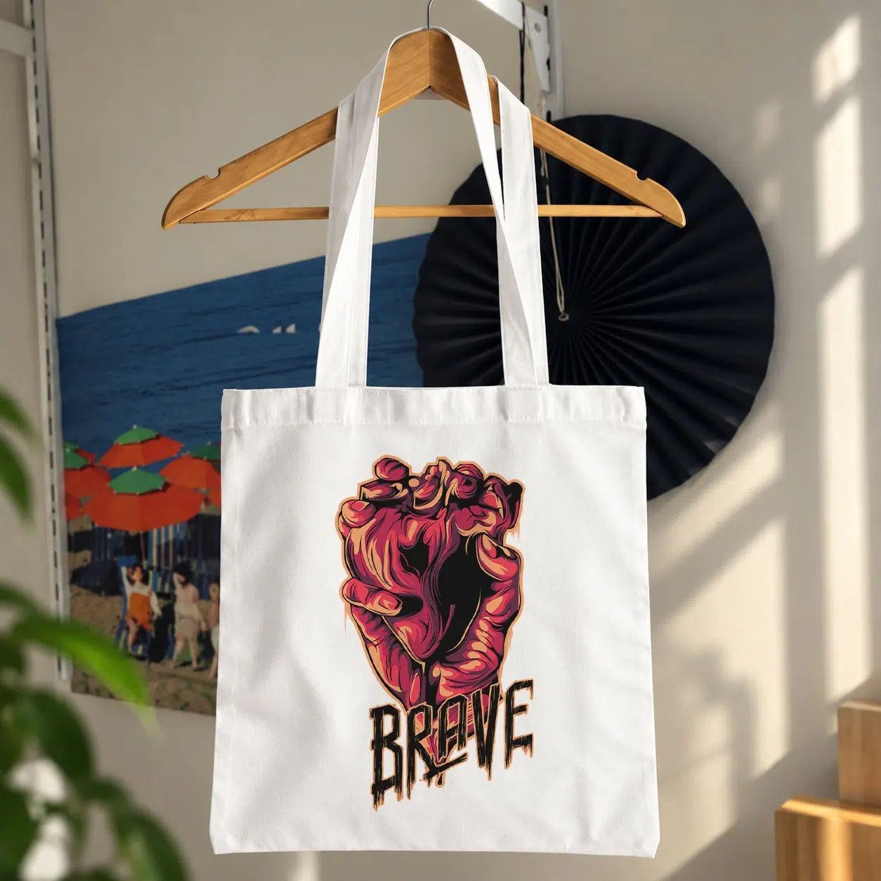 توت بگ انگیزشی طرح قلب آناتومی Brave