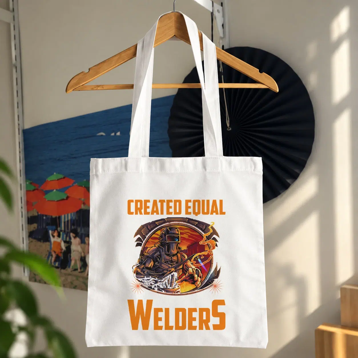 توت بگ جوشکاری طرح ماسک و نوشته Welders